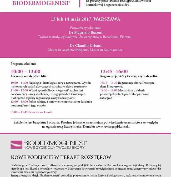 Biodermogenesi®: MasterClass a Varsavia