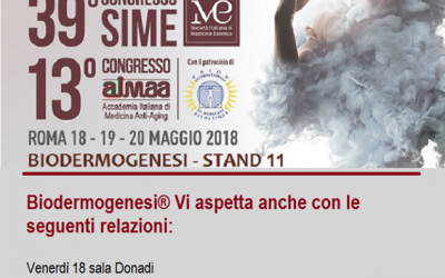 39° Congresso SIME a Roma (maggio 2018)