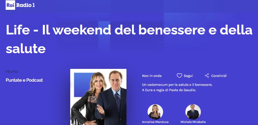 Biodermogenesi® su Radio Rai!