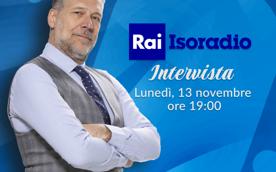 INTERVISTA SU RAI ISORADIO